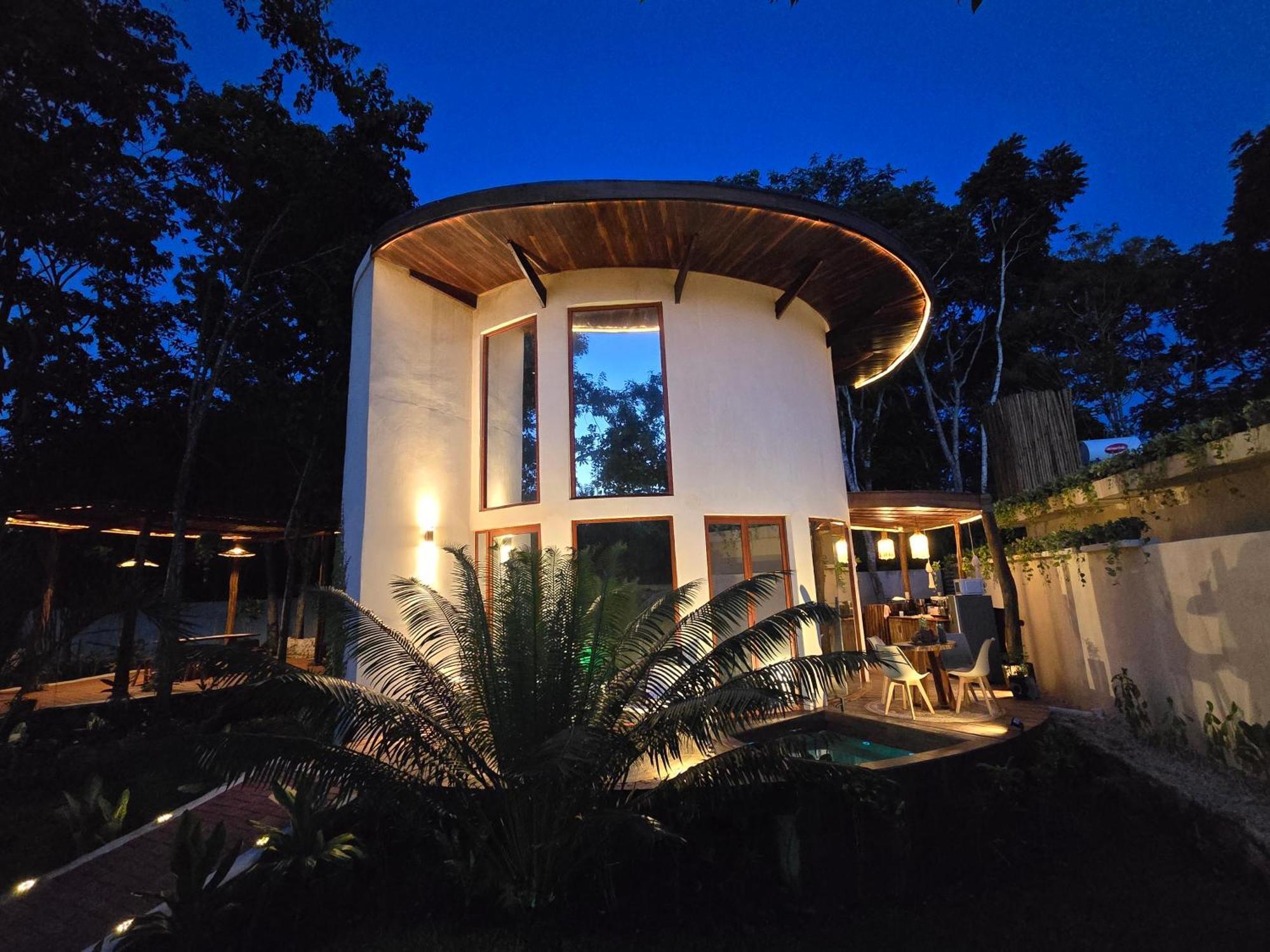 Villa Con Jacuzzi En Bacalar Buenavista  Екстериор снимка